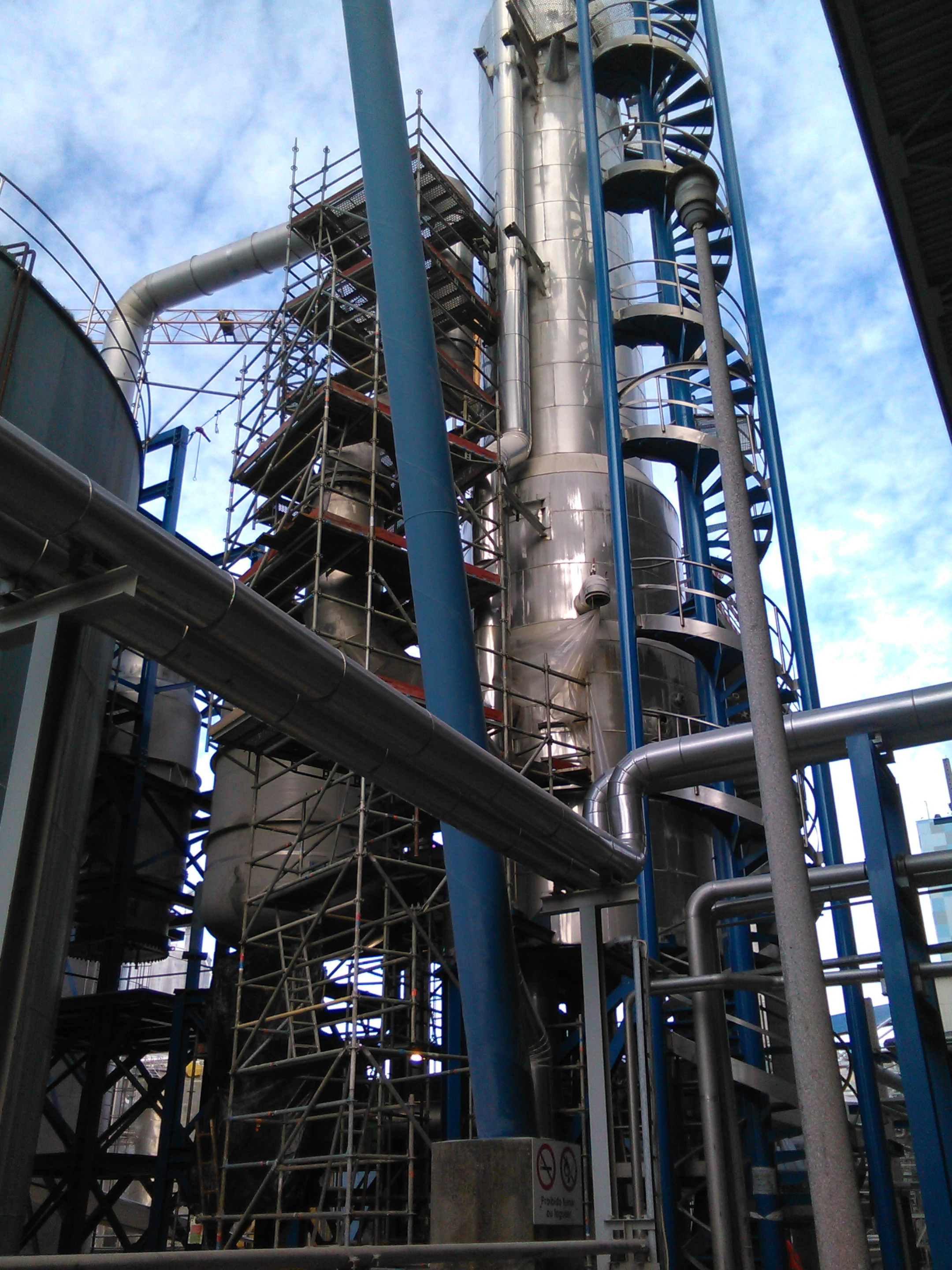 BTL Permutador de calor em aço inoxidável - Indústria Química